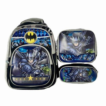 Bintelsoor Accessories Pieces Bat Man School Bag- Black