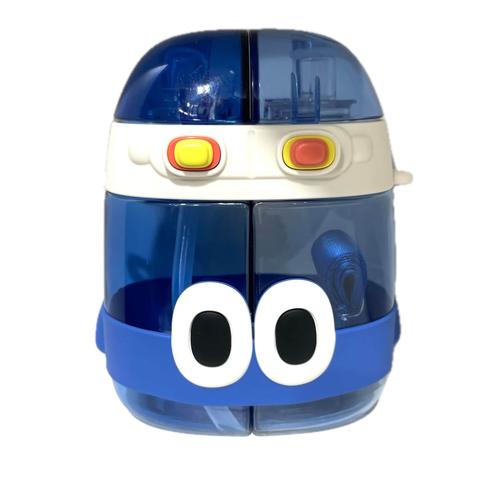 Bintelsoor Accessories 800ML Cute Eyes Water Bottle-Dark Blue