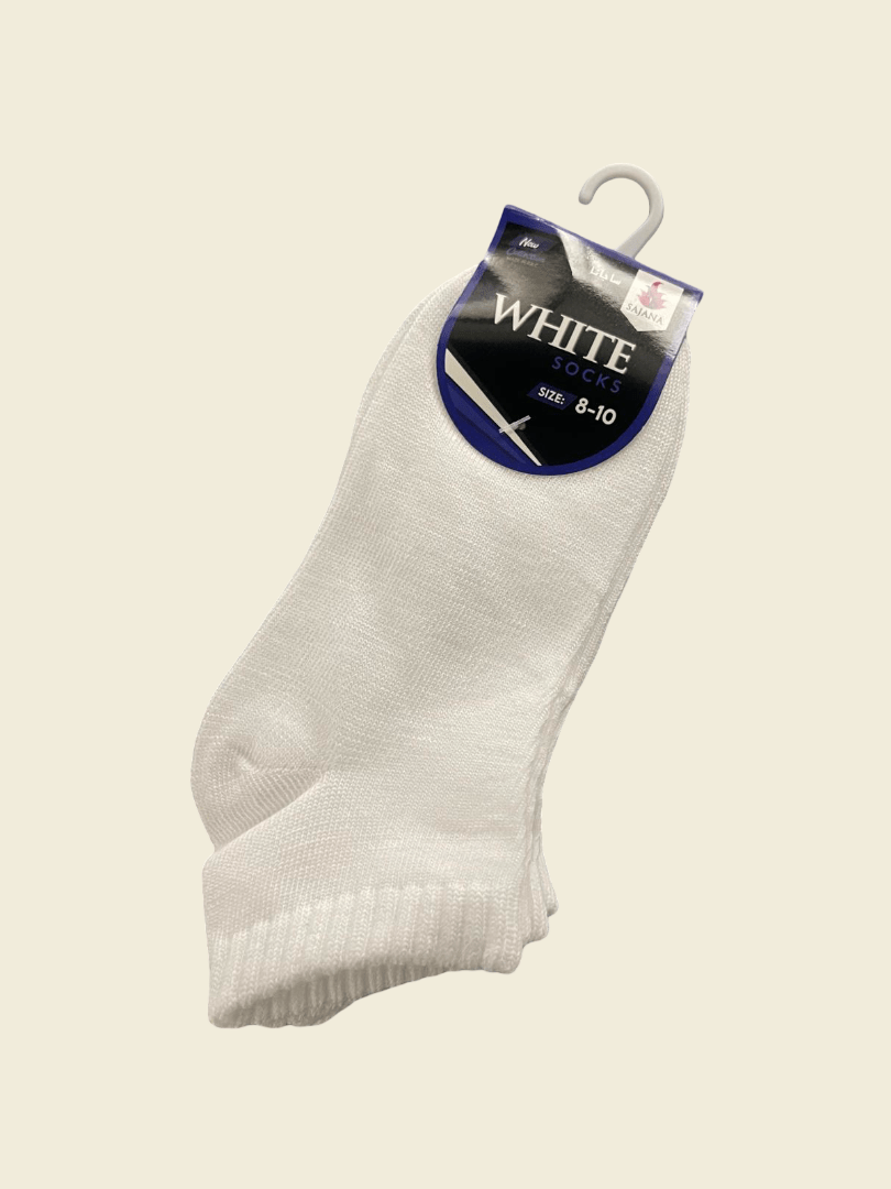 Bintelsoor Socks White Socks Bundle 3pcs- Plain White