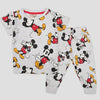Disney Boys Sets Mickey Boys Half Sleeves Pajama Set - Grey