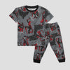 Disney Boys Sets Spiderman Boys Half Sleeves Pajama Set - Grey