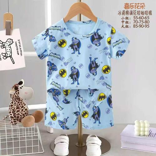 Disney Boys Short Sets Batman Boys Shorts Set - Blue