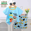Disney Boys Short Sets Cookie Monster Boys Shorts Set - Blue
