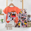 Disney Boys Short Sets Looney Tunes Boys Shorts Set - Orange