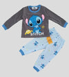 Disney Girls Sets Stitch Girls Full Sleeves Pajama Set - Grey-Blue