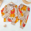 Disney Primark Boys Sets Lions King Boys Full Sleeves Pajama Sets- Brown