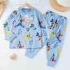 Disney Primark Boys Sets Mickey Daisy Boys Full Sleeves Pajama Sets- Blue