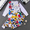 Disney Primark Boys Sets Mickey Daisy Unisex Full Sleeves Pajama Sets- White