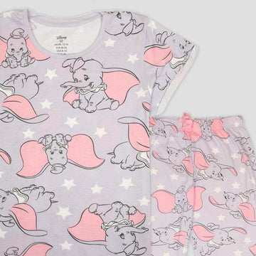 Disney Women Pajama Set Baby Elephant Women Pajama Set - Grey
