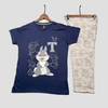 Disney Women Pajama Set Bunny Women Pajama Set - Navy Blue