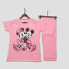 Disney Women Pajama Set Mickey - Minnie Women Pajama Set - Pink
