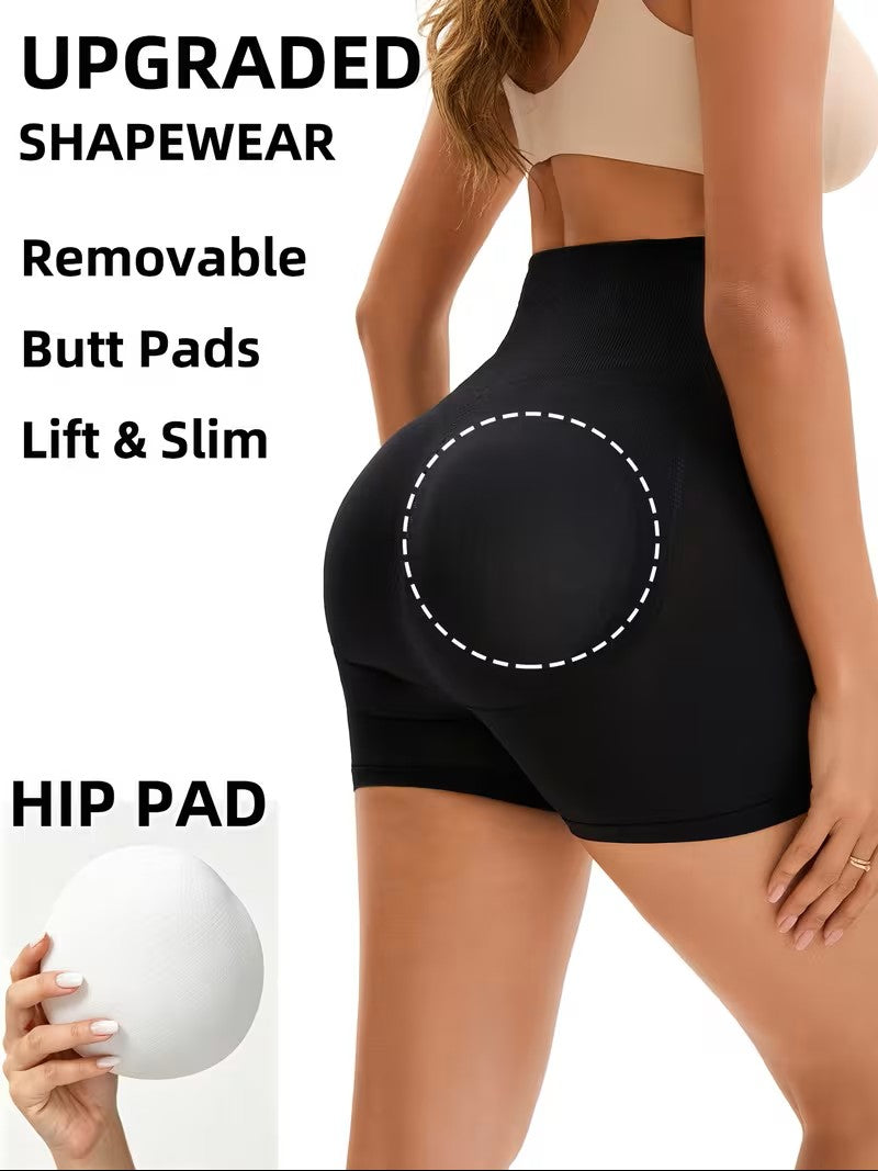 High Waist Seamless Hip-Dip Women Shapewear- Black