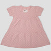Royal baby Girl Frock Dotted Baby Girl Frock - Pink