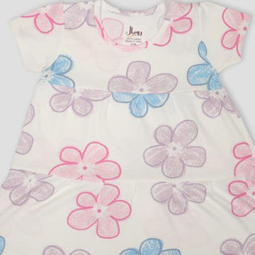 Royal baby Girl Frock Flower Baby Girl Frock - Offwhite