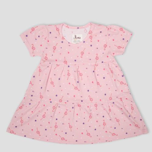 Royal baby Girl Frock Starry Baby Girl Frock - Pink