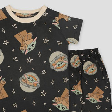 Royal Boys Sets Alien Boys Pajama Set - Black