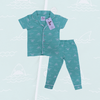 Royal Boys Sets Boat Boys Button Pajama Set - Green
