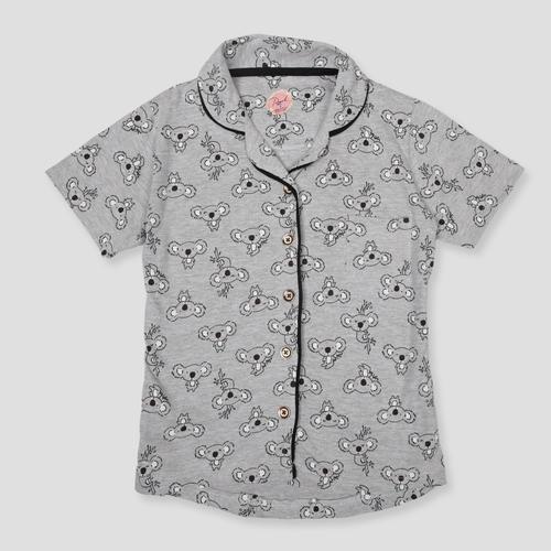 Royal Boys Sets Koala Bear Boys Button Pajama Set - Grey
