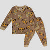 Royal Boys Sets Lion king Boys Full Sleeves Pajama Set - Brown