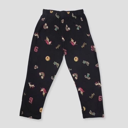Royal Boys Sets Lucky Boys Full Sleeves Button Pajama Set - Black