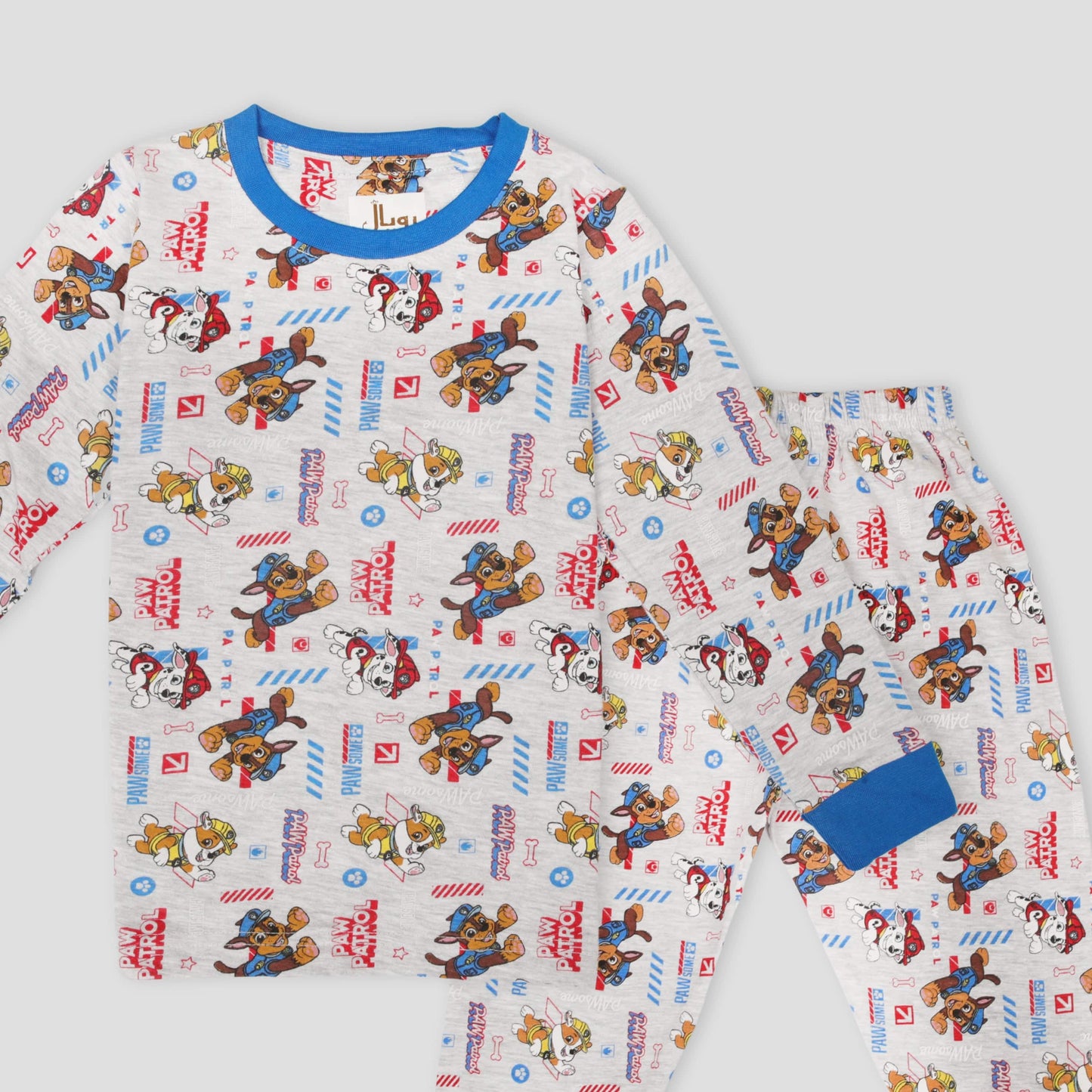 Royal Boys Sets Paw Patrol Boys Full Sleeves Pajama Set - White