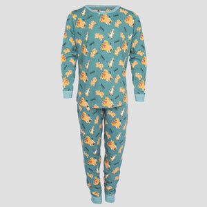 Royal Boys Sets Simba Boys Full Sleeves Pajama Set - Green