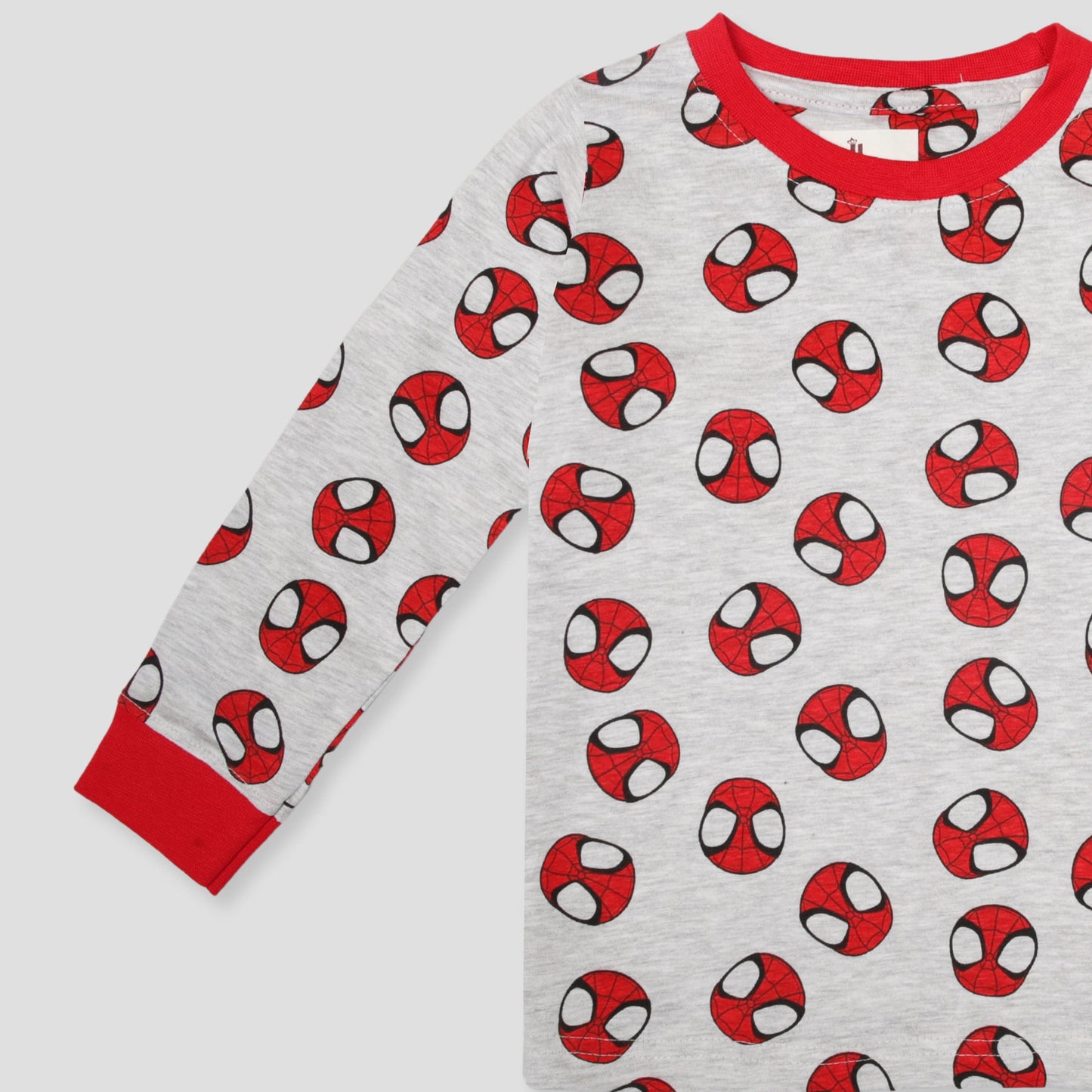 Royal Boys Sets Spiderman Boys Full Sleeves Pajama Set - Grey