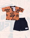 Royal Boys Short Sets Awesome Boys Shorts Set - Orange