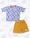 Royal Boys Short Sets Soccer Boys Shorts Set - Mustard Yellow