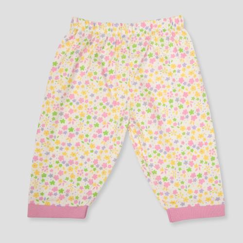 Royal Capri_Girls Bloom Dots Girls Capri Set - Yellow