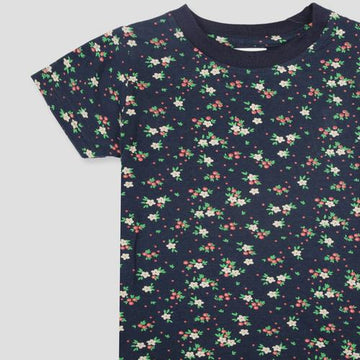 Royal Capri_Girls Blossom Bits Girls Capri Set - Black