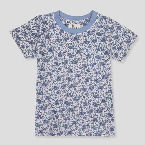 Royal Capri_Girls Ditsy Dasiy Girls Capri Set - Blue