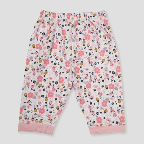 Royal Capri_Girls Floral Sprinkle Girls Capri Set - Pink