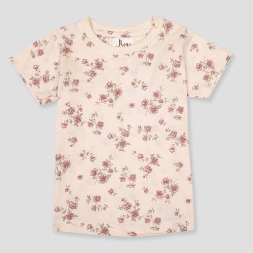 Royal Capri_Girls Flower Buds Girls Capri Set - Cream