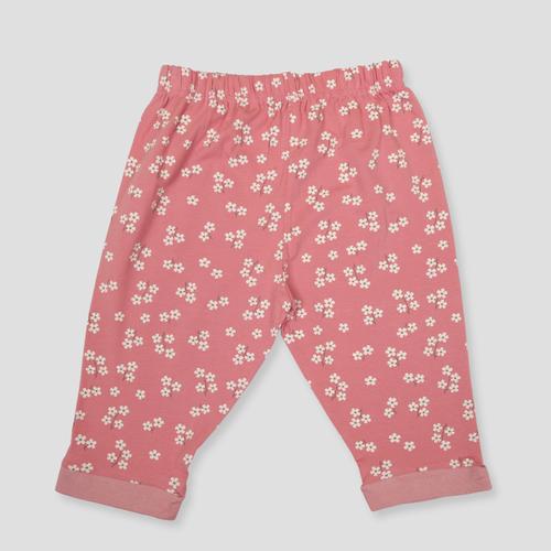 Royal Capri_Girls Mini Florals Girls Capri Set - Pink