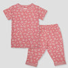 Royal Capri_Girls Mini Florals Girls Capri Set - Pink