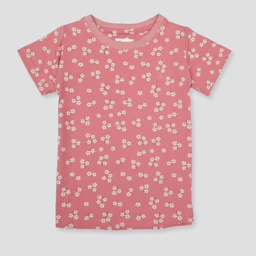 Royal Capri_Girls Mini Florals Girls Capri Set - Pink