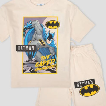 Royal Disney Boys Short Sets Batman Boys Shorts Sets- Peach