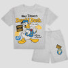 Royal Disney Boys Short Sets 2-3 yr Donald Duck Boys Shorts Sets- Light Grey