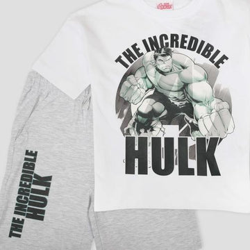 Royal Disney Boys Short Sets Hulk Boys Shorts Sets- White