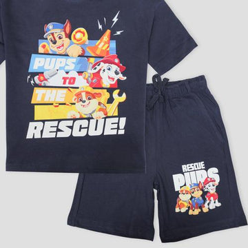 Royal Disney Boys Short Sets PAW Patrol Boys Shorts Sets- Navy Blue