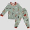 Royal Disney Girls Sets 2 yr Deer Girls Full Sleeves Pajama Set- Dark Green