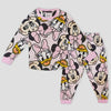 Royal Disney Girls Sets 2 yr Minnie Donald Girls Full Sleeves Pajama Set- Pink