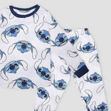 Royal Disney Girls Sets Snitch Girls Full Sleeves Pajama Set- White