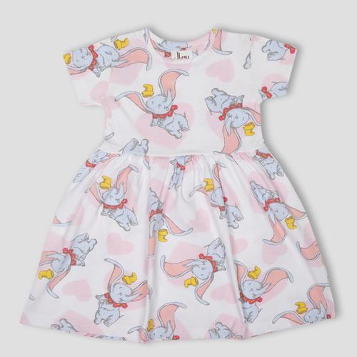 Royal Girls_Frock Baby Elephant Girls Frock - Pink
