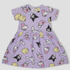Royal Girls_Frock Kuromi Girls Frock - Purple