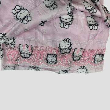 Royal Girls mukhawir Hello Kitty Girls Embroidered Mukhawir - Pink