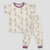 Royal Girls Sets Daisy Girl Pajama Set - Offwhite