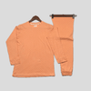Royal Girls Sets 14 yr Dotted Girls Full Sleeves Pajama Set - Orange