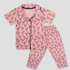 Royal Girls Sets Flamingo Girls Button Pajama Set - Pink